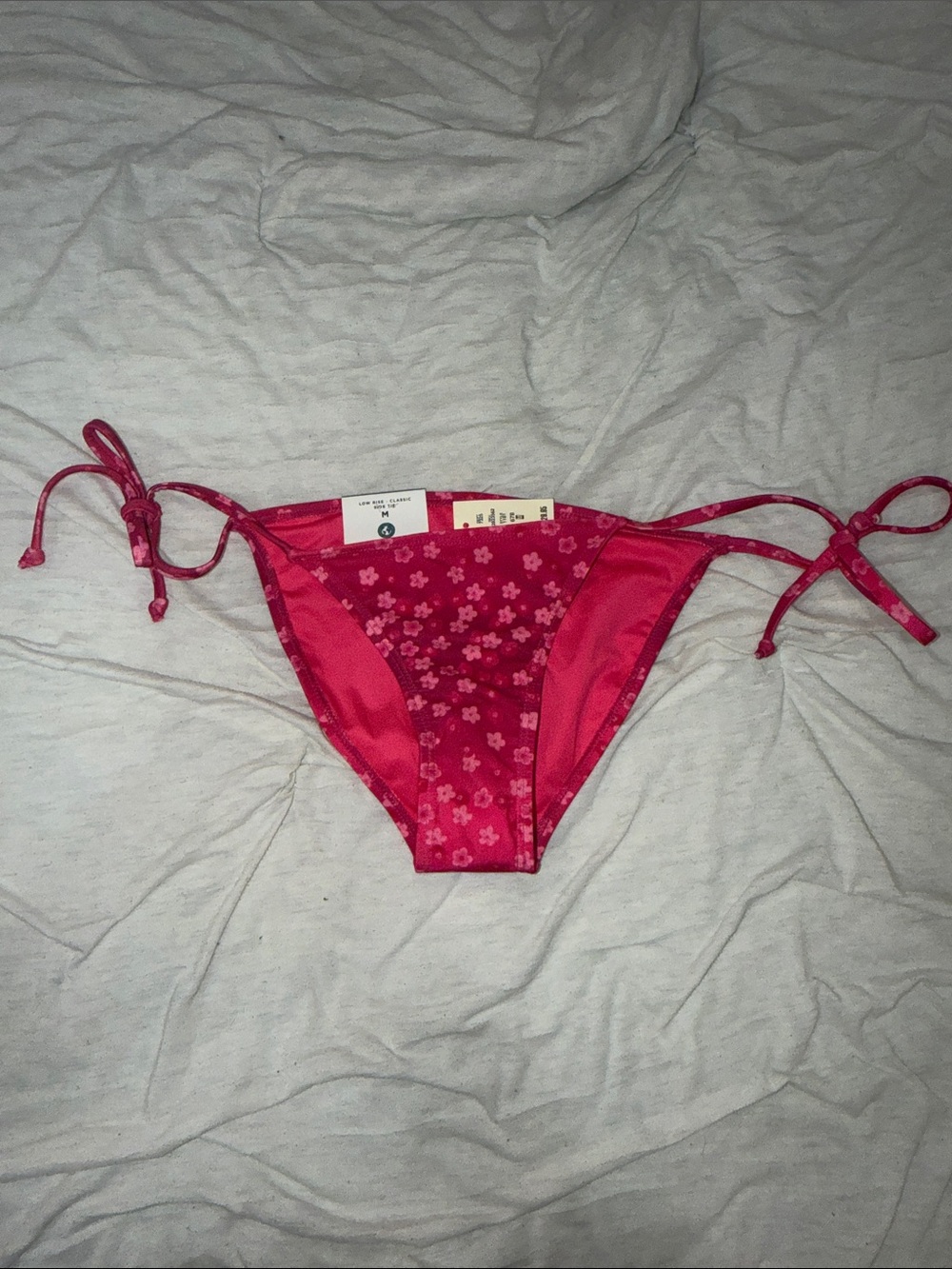 NWT Aeropostale Low Rise Tie Bikini Bottoms